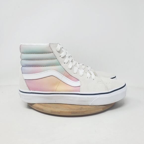 Vans Womens 8.5 Shoes Sk8-Hi Aura Shift Pastel Tie Dye Lace Up High Sneaker - Picture 6 of 12